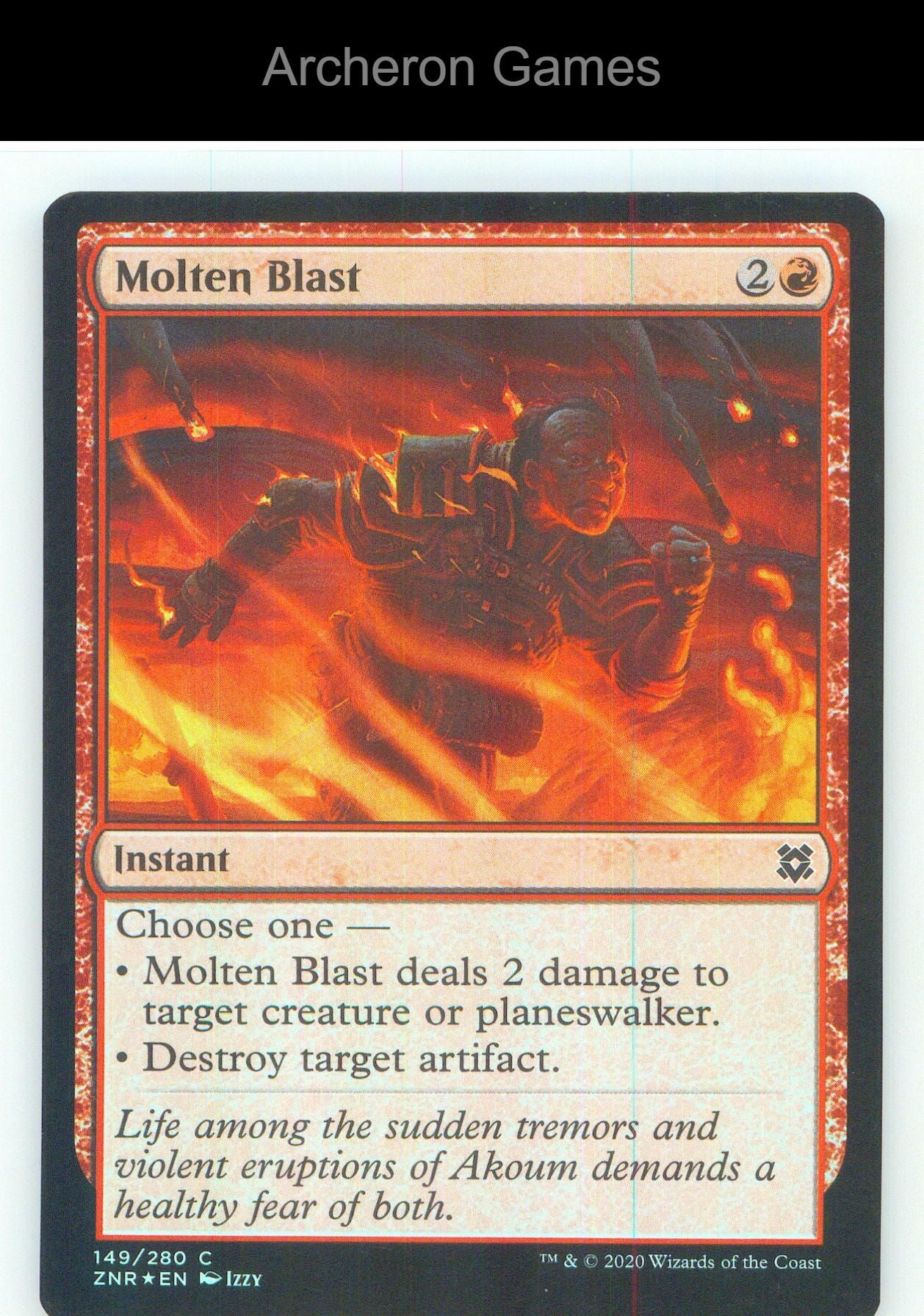 Molten Blast ZNR 149 C MTG Card NM/EX+ Foil