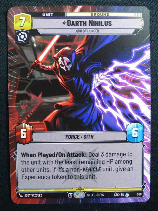 Darth Nihilus 508 Hyperspace - Star Wars Unlimited Card #AV