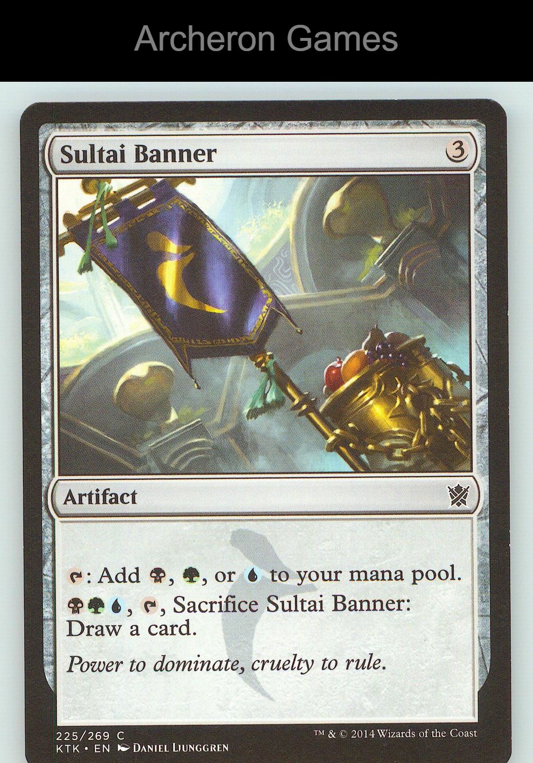Sultai Banner KTK 225 C MTG Card NM/EX+