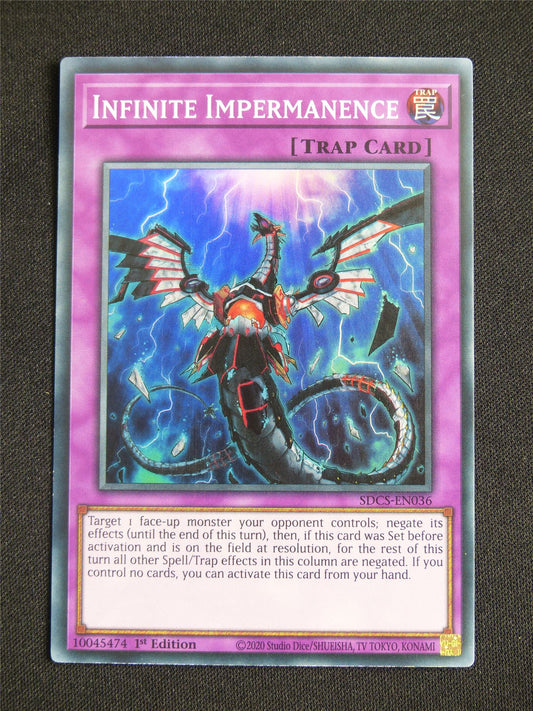 Infinite Impermanence SDCS Super Rare - 1st ed Yugioh Card #5G5