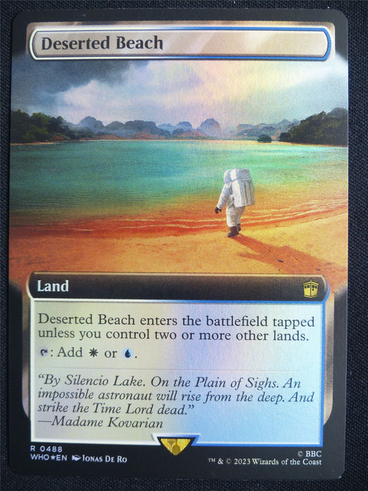 Deserted Beach Extended Foil - WHO - Mtg Card #3EA