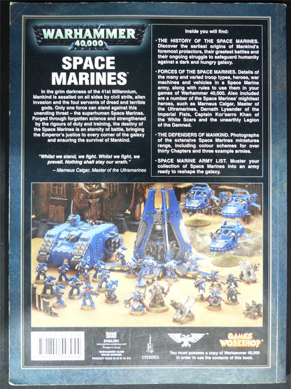 Space Marines 5th Edition 2008 Softback - Warhammer 40K #1PI