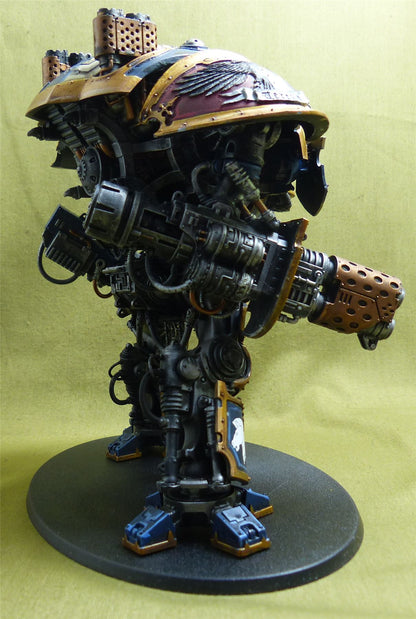 Imperial Knight with Forgeworld Shoulder Pads painted - Warhammer 40K #ZC