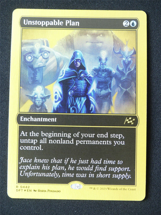 Unstoppable Plan Showcase Foil - DFT - Mtg Card #124
