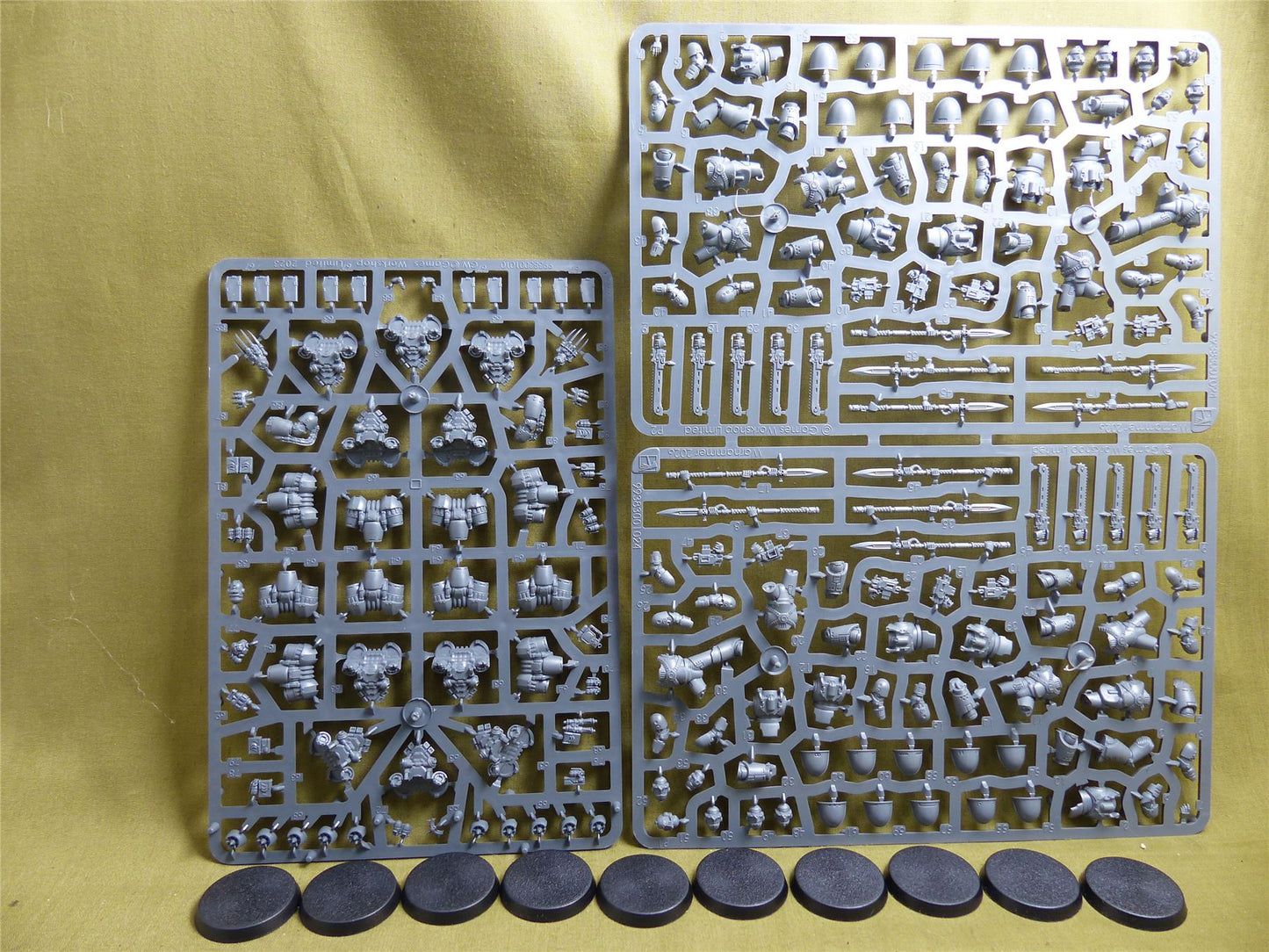 MkIV Assault Squad set of 10 complete sprue - Adepta Astartes - Warhammer HH #2F5