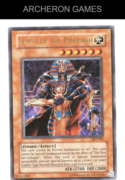 Spirit of the Pharaoh Ultra Rare YUGIOH Card