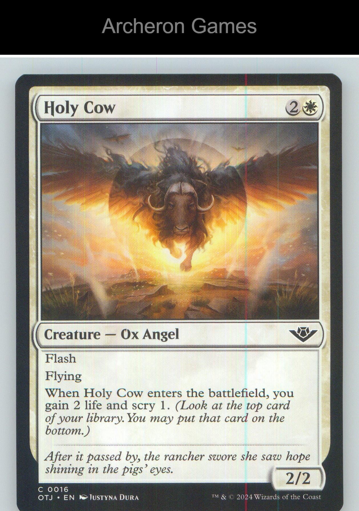 Holy Cow OTJ 16 C MTG Card NM/EX+