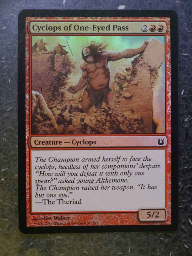 MTG Cards: CYCLOPS OF ONE-EYED PASS  FOIL # 5C79