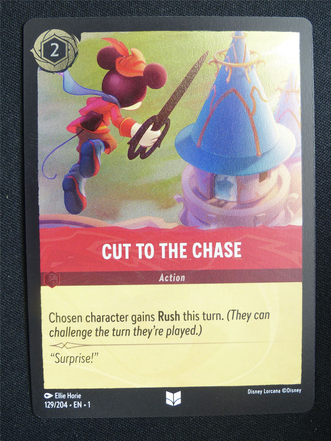 Cut to the Chase 129/204 Foil - Lorcana Card #181