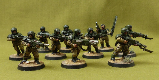 Cadian Shock Troops painted - Astra Militarum - Warhammer 40K #GM