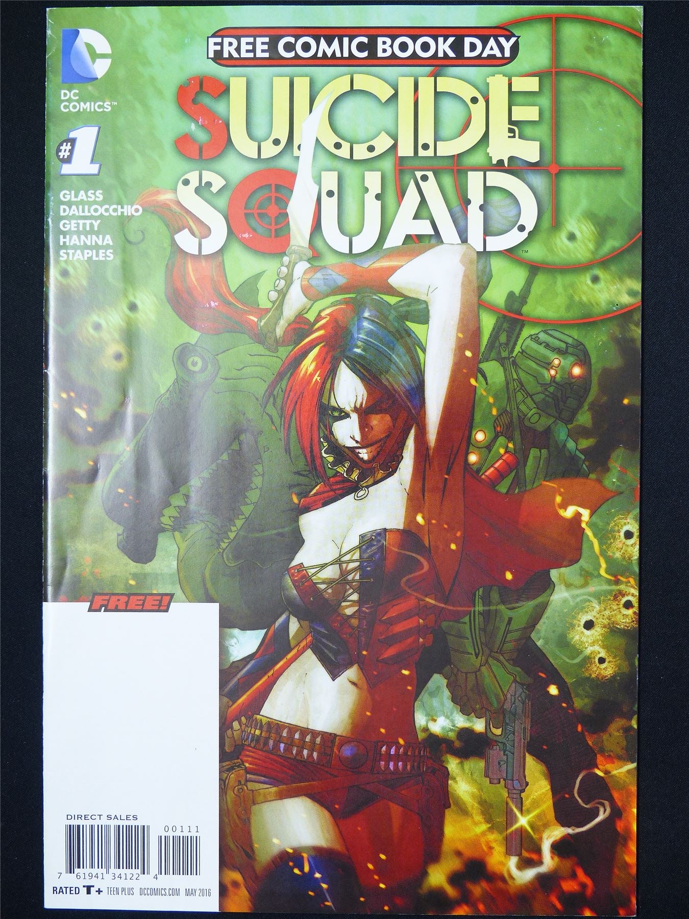 SUICIDE Squad #1 Comic book Day - B&B DC Comic #86T