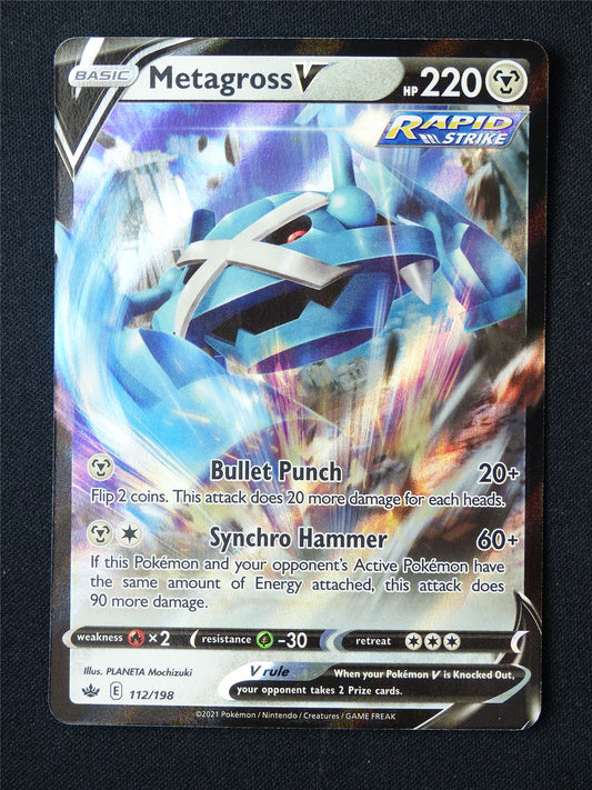 Metagross V 112/198 Holo - Pokemon Card #6XT