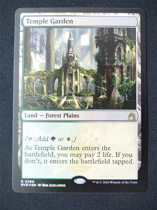 Temple Garden Foil - RVR - Mtg Card #149