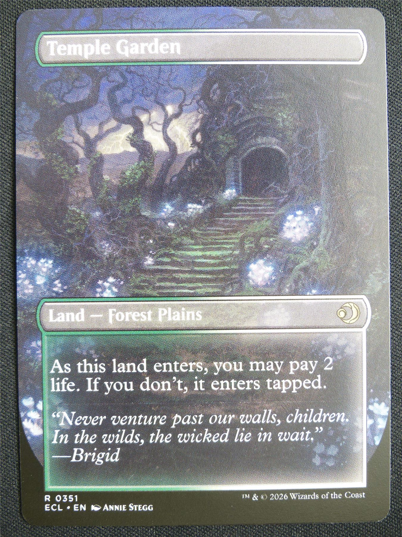 Temple Garden Borderless - ECL - Mtg Card #1YI