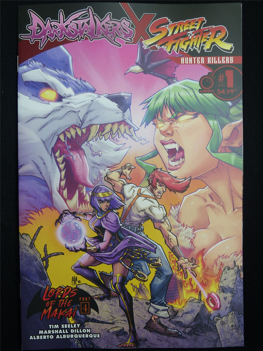 DARKSTALKER x Street Fighter: Hunter Killers #1 - B&B Feb 2026 Udon Comic #2Y5
