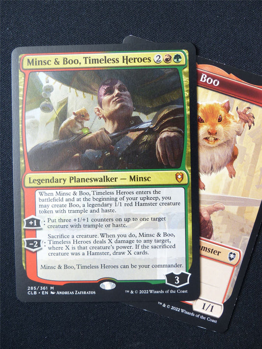 Minsc & Boo Timeless Heroes plus Token - CLB - Mtg Card #78L