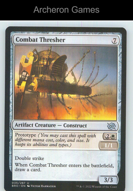 Combat Thresher BRO 35 UC MTG Card NM/EX+