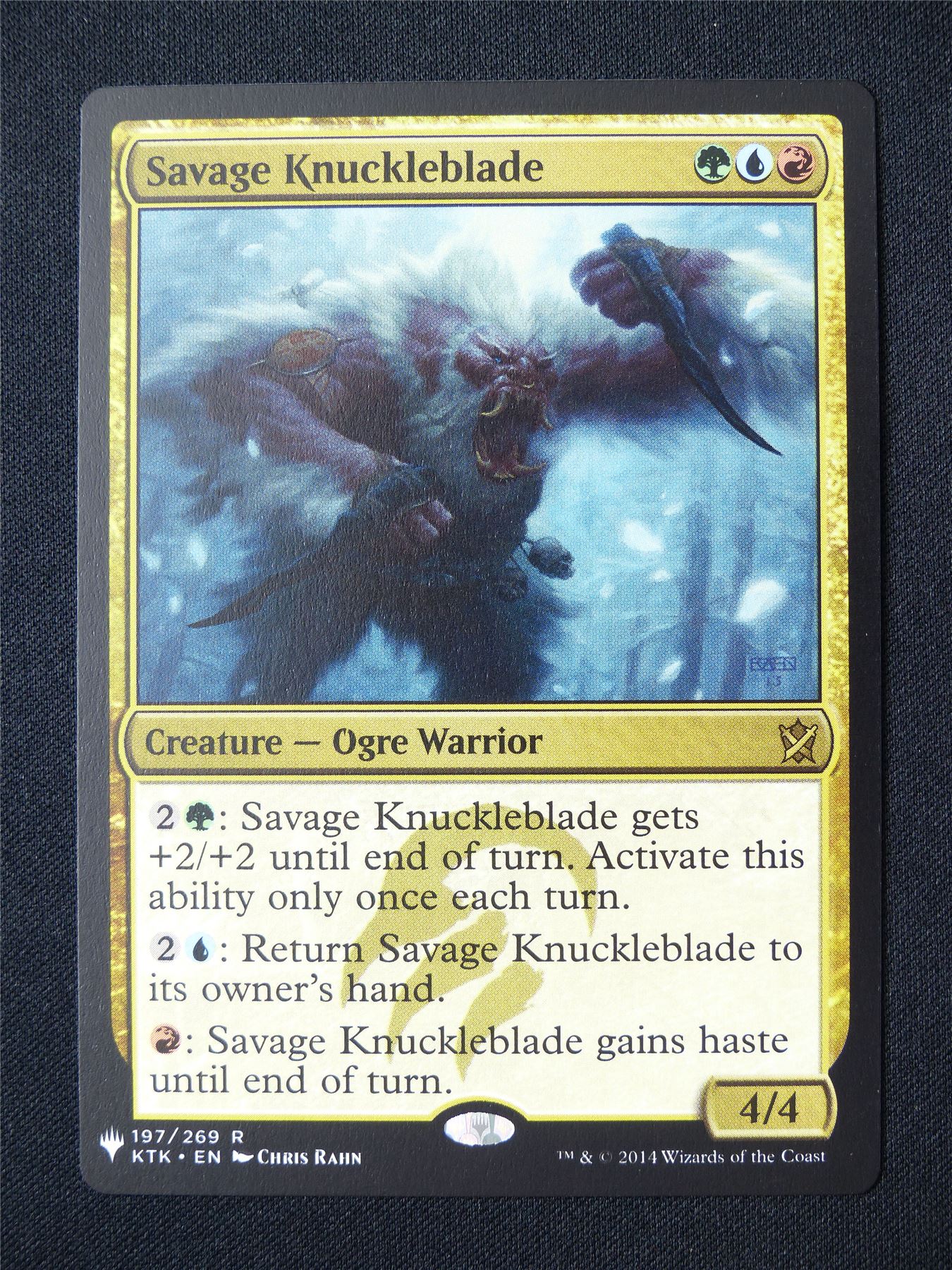 Savage Knuckleblade - KTK - Mtg Card #3F9