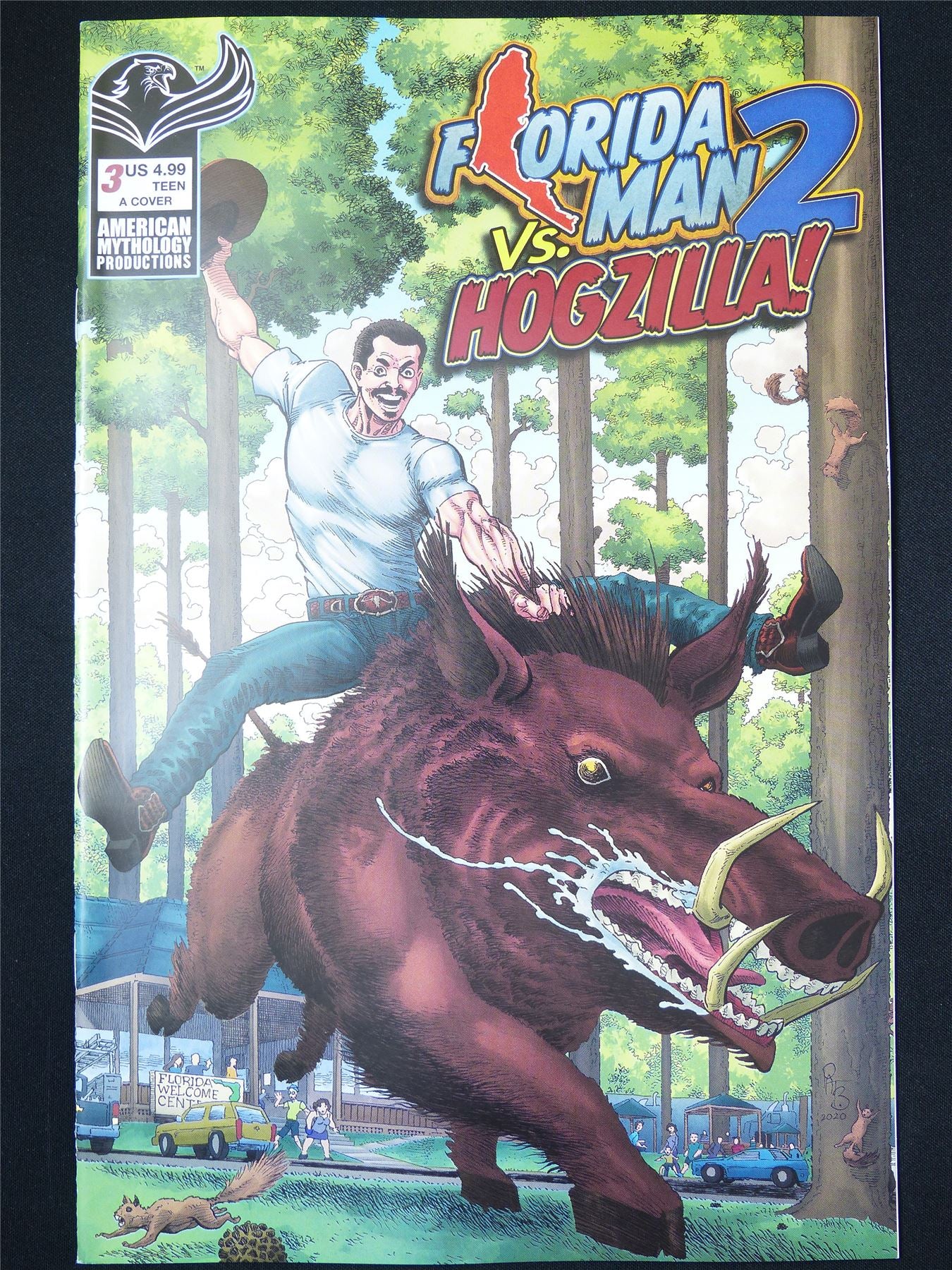 FLORIDA Man 2 vs Hogzilla! #3 - Sep 2024 Mythology Comic #25Y