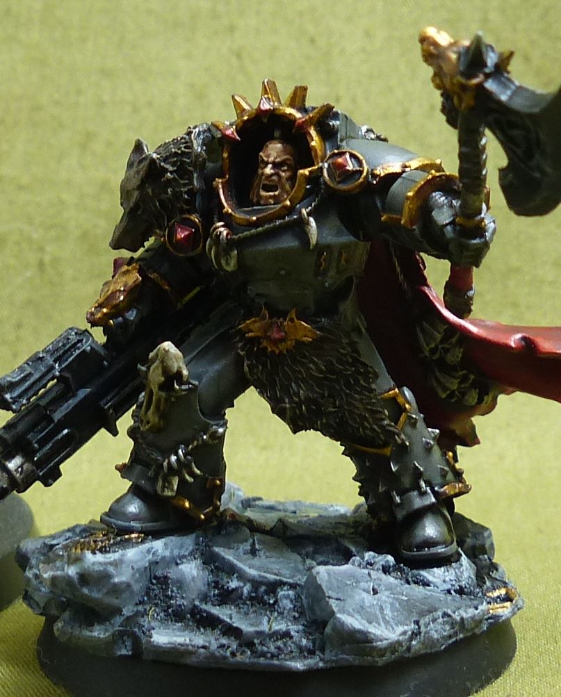 Hvarl Red-Blade - Jarl of the Fourth Great Company painted -  Warhammer Horus Heresy #4X9