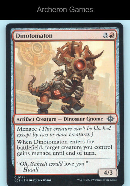 Dinotomaton 144 C MTG Card The Lost Caverns of Ixalan