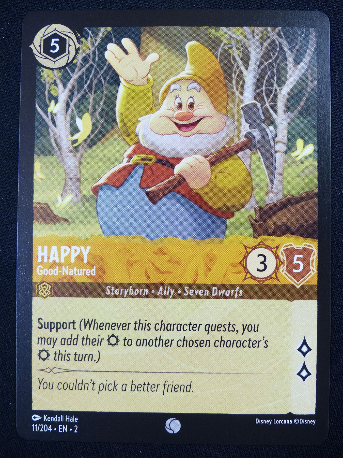 Happy Good-Natured 11/204 - Lorcana Card #4S6