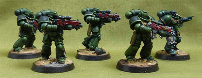 Intercessor Squad set of 5 painted - Space Marines - Warhammer 40K #5BI