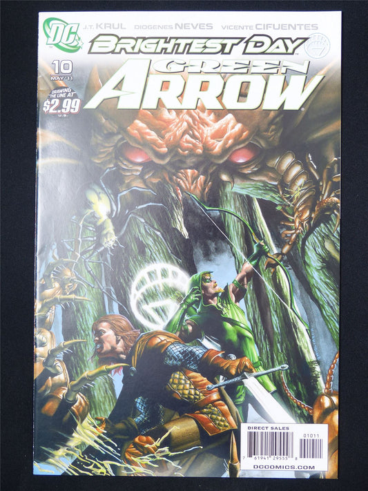 GREEN Arrow Brightest Day #10 - DC Comic #1LV