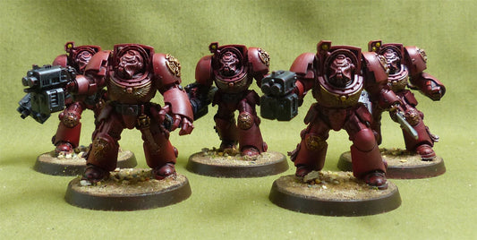 Terminator Squad painted - Blood Angels - Warhammer 40K #3YU