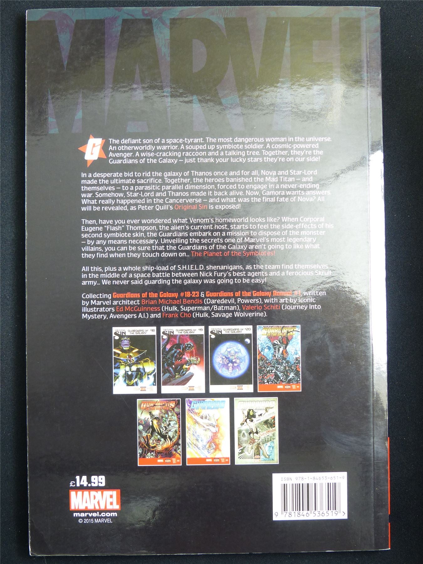 Guardians of the Galaxy: Original Sin - Marvel Graphic Softback #27S