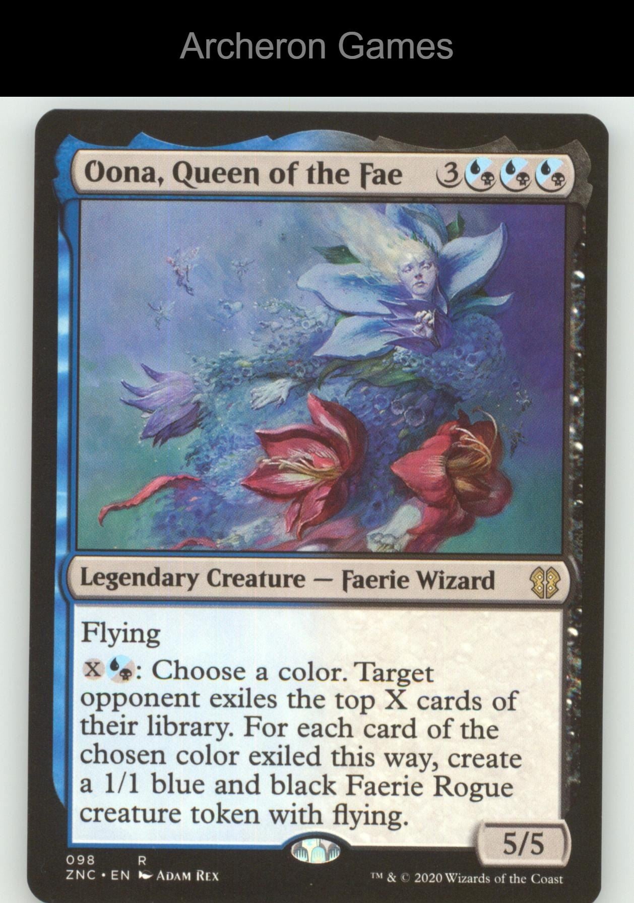 Oona, Queen of the Fae 98 R MTG Card Commander: Zendikar Rising