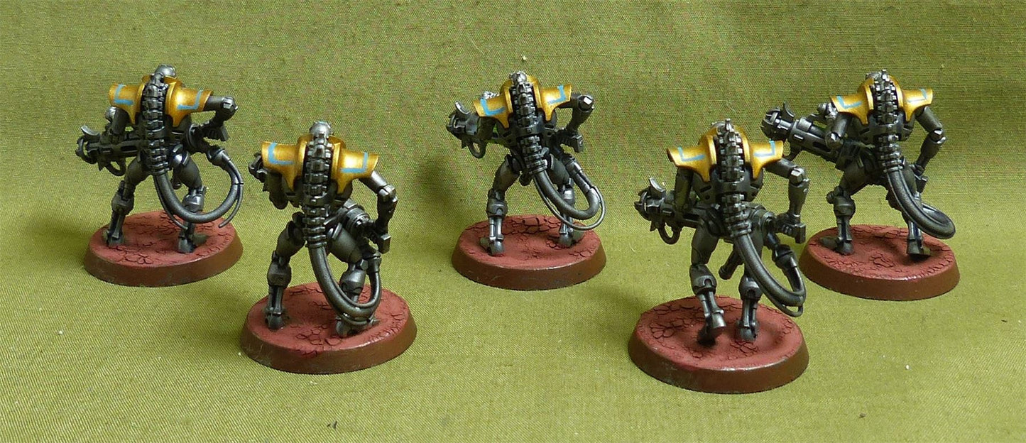 Immortals with Tesla Carbines painted - Necrons - Warhammer 40K #2D5
