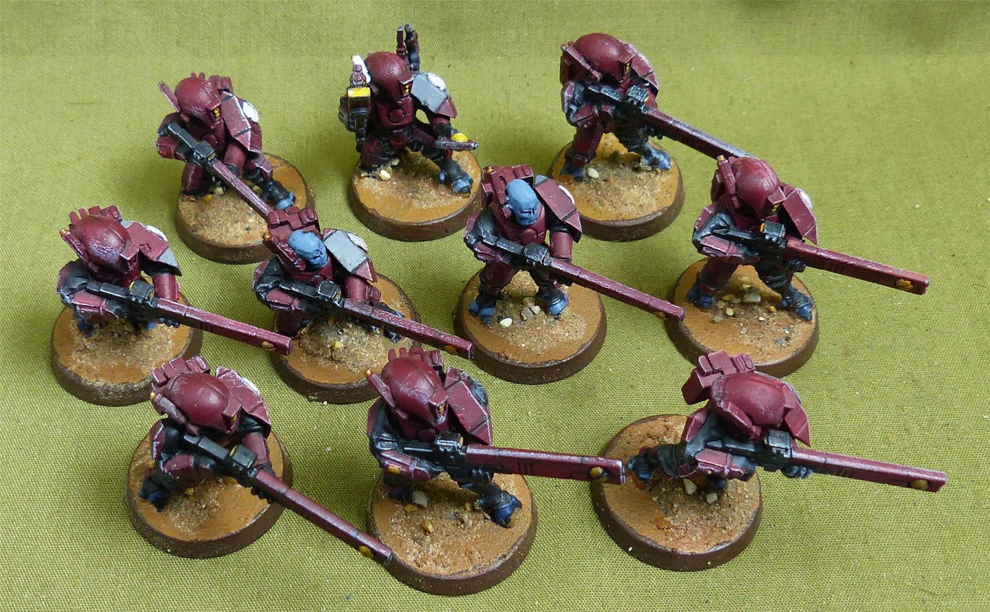 Fire Warriors Strike Team painted - Tau Empire - Warhammer 40K #41G