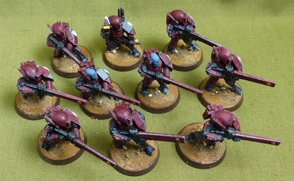 Fire Warriors Strike Team painted - Tau Empire - Warhammer 40K #41G