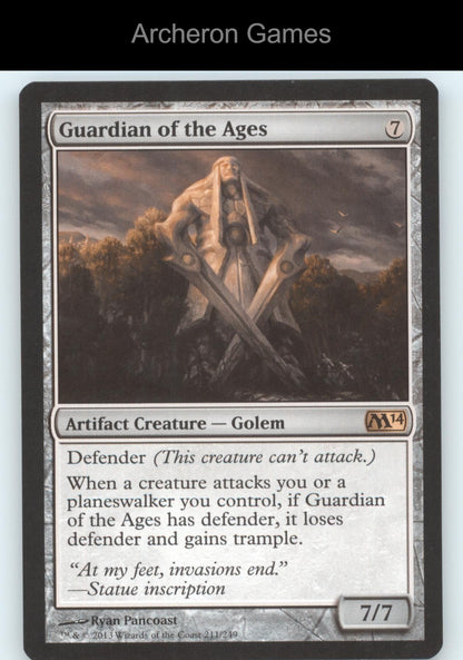 Guardian of the Ages 211 R MTG Card Magic 2014 (M14)