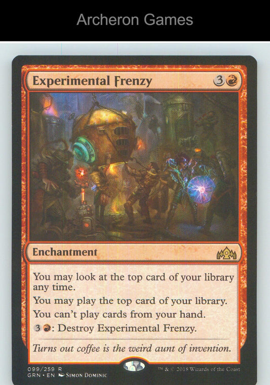 Experimental Frenzy GRN 99 R MTG Card NM/EX+