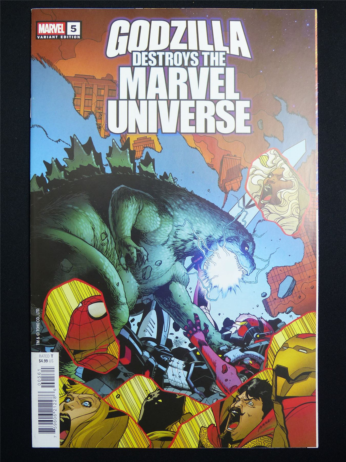 GODZILLA Destroys the Marvel Universe #5 Cvr F - Marvel Comic #4EL