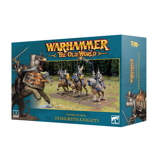Demigyph Knights - Empire of Man - Warhammer: The Old World - available from 11/01/25