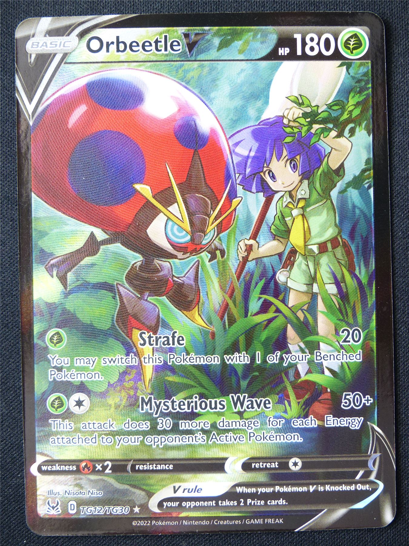 Orbeetle V TG12/TG30 Textured Holo - Pokemon Card #1DW