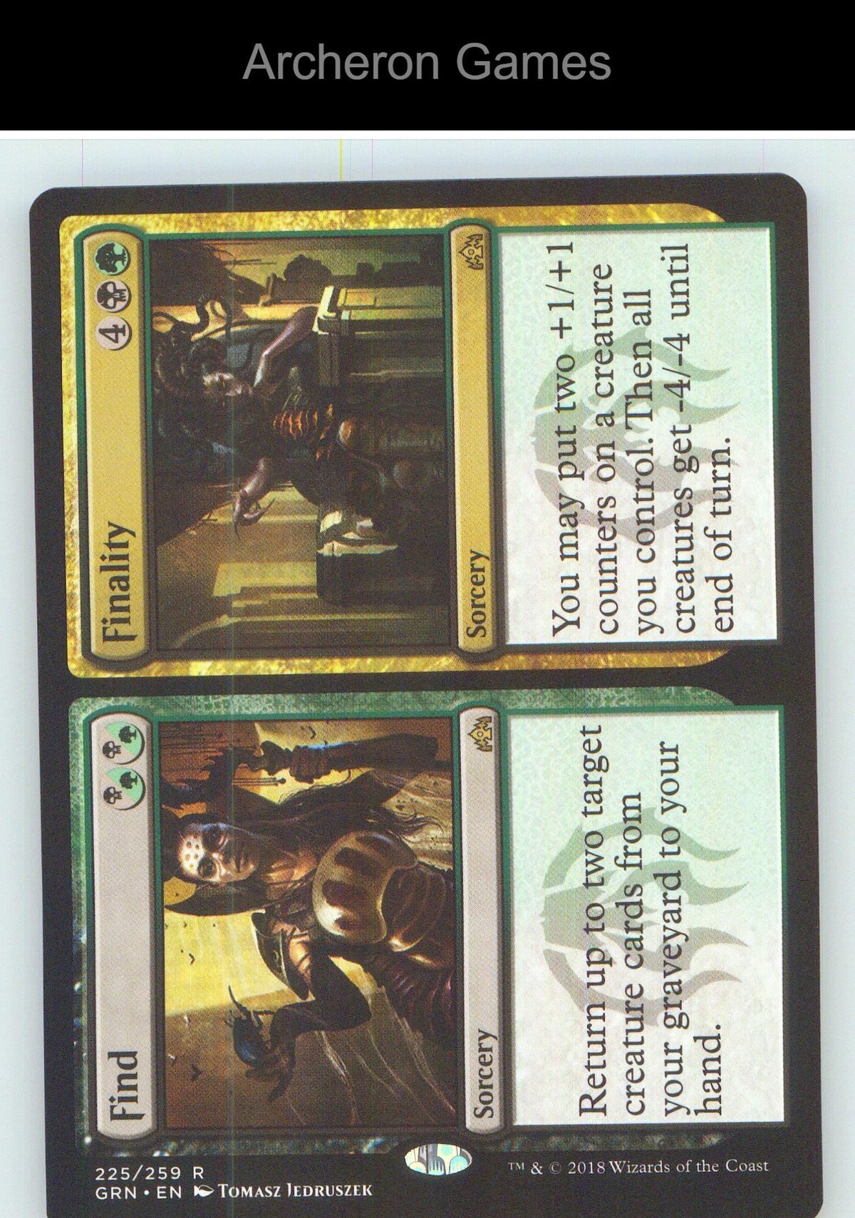 Find // Finality GRN 225 R MTG Card NM/EX+