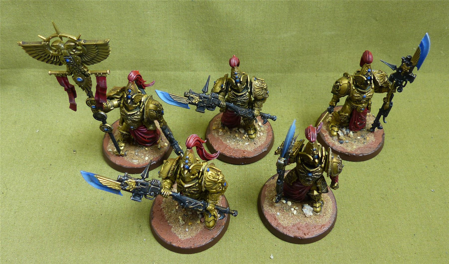 Custodian Wardens painted - Adeptus Custodes - Warhmmaer 40K #1OV