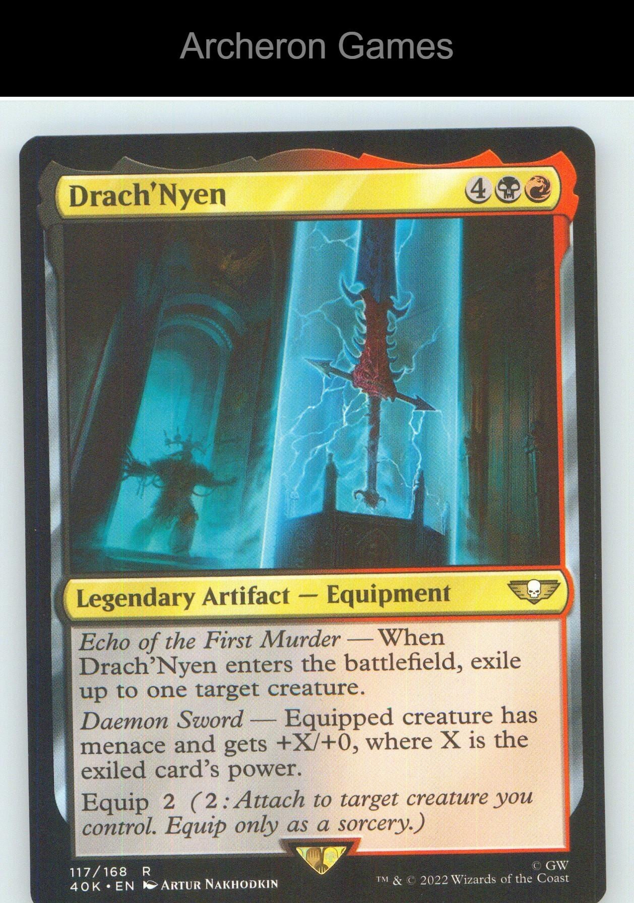 Drach'Nyen 117 R MTG Card NM/EX+