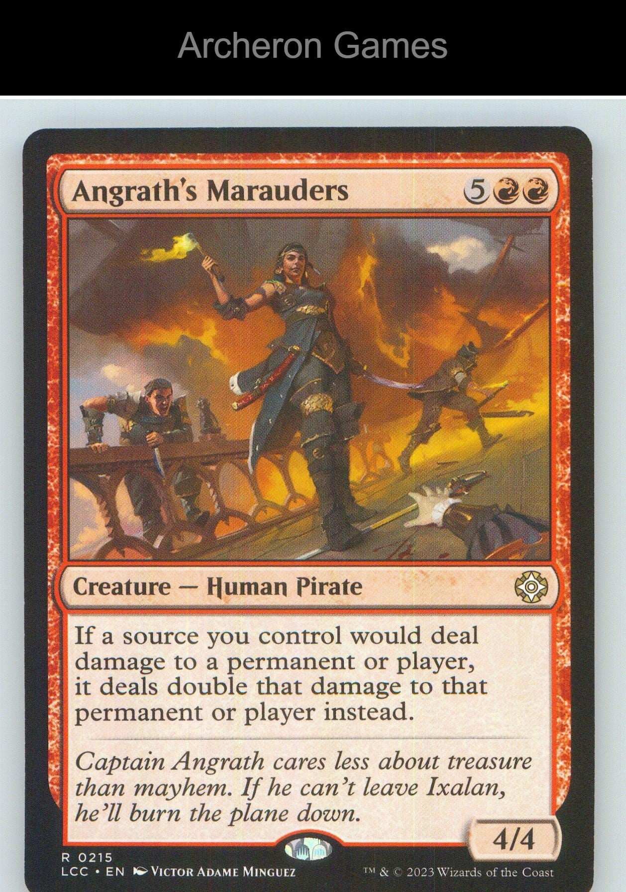 Angrath's Marauders LCC 215 R MTG Card NM/EX+
