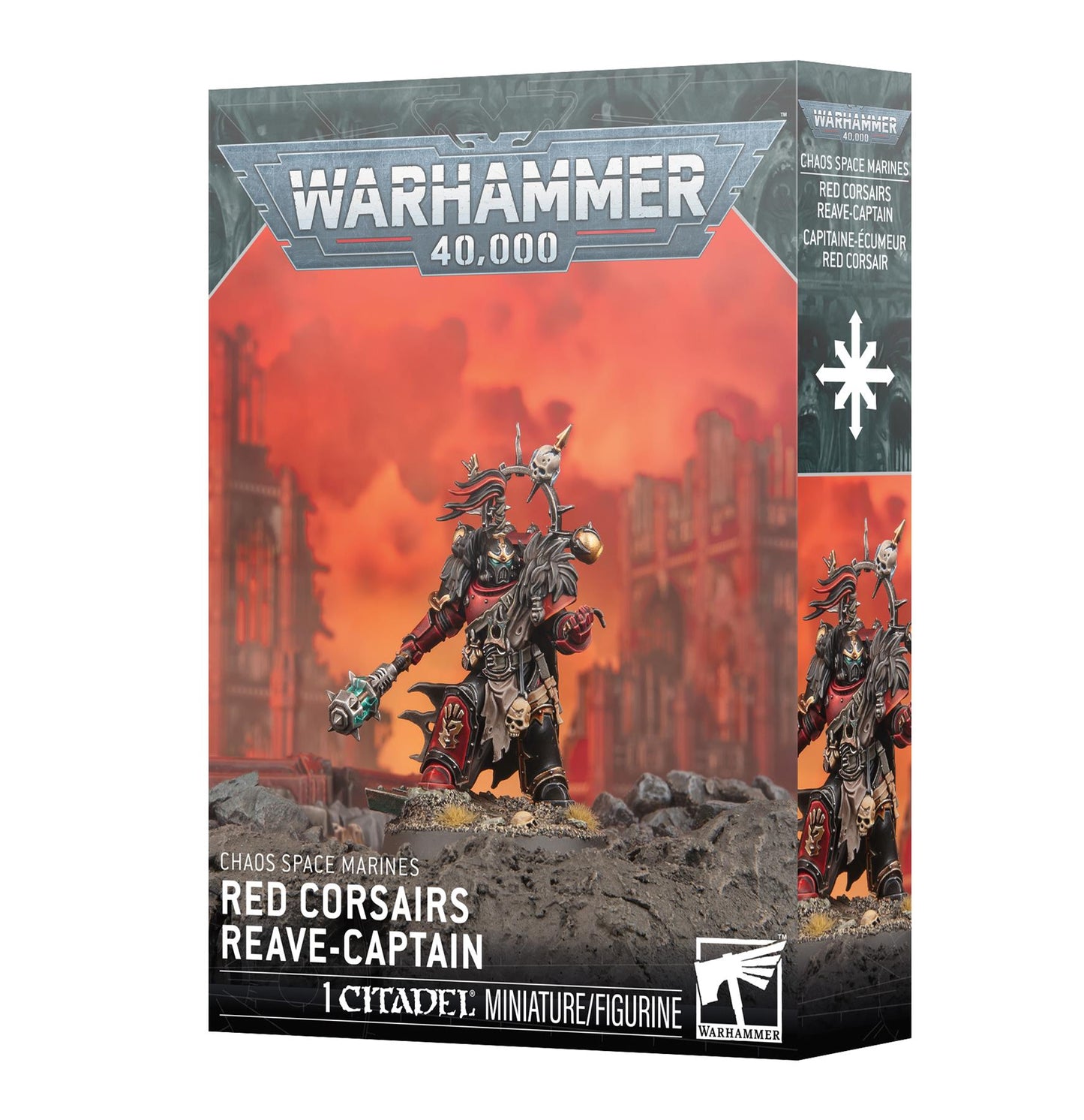 Red Corsairs Reave Captain - Chaos Space Marines - Warhammer 40k - Available from 21/03/2026