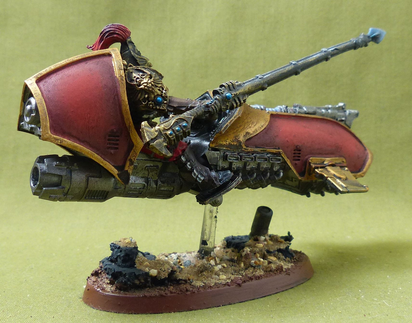 Legio Custodes Gyrfalcon Pattern Jetbike painted - Adeptus Custodes - Warhammer 40K #30E
