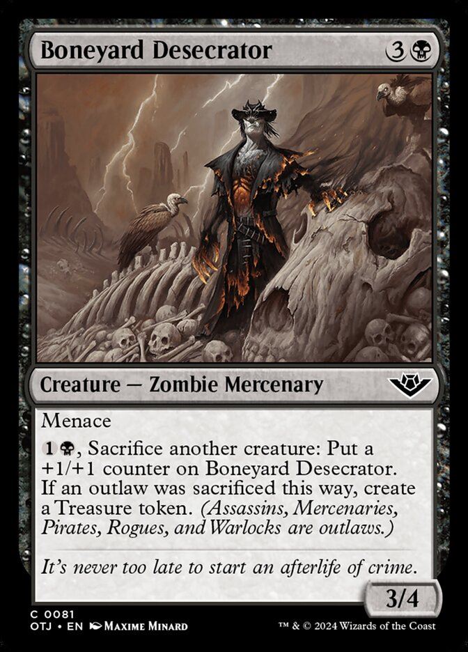 Boneyard Desecrator - Outlaws of Thunder Junction otj