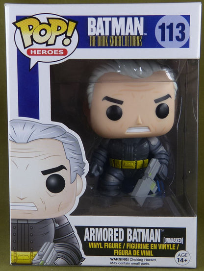Armoured Batman Unmasked - The Dark Knight returns - Funko POP #2W7