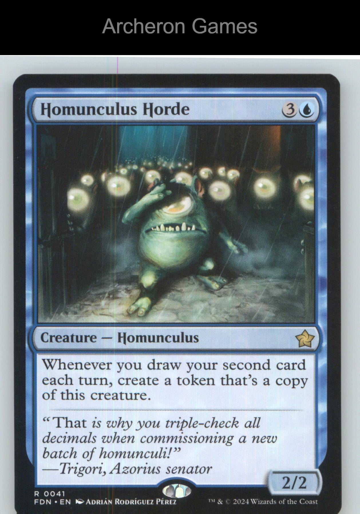 Homunculus Horde FDN 41 R MTG Card NM/EX+
