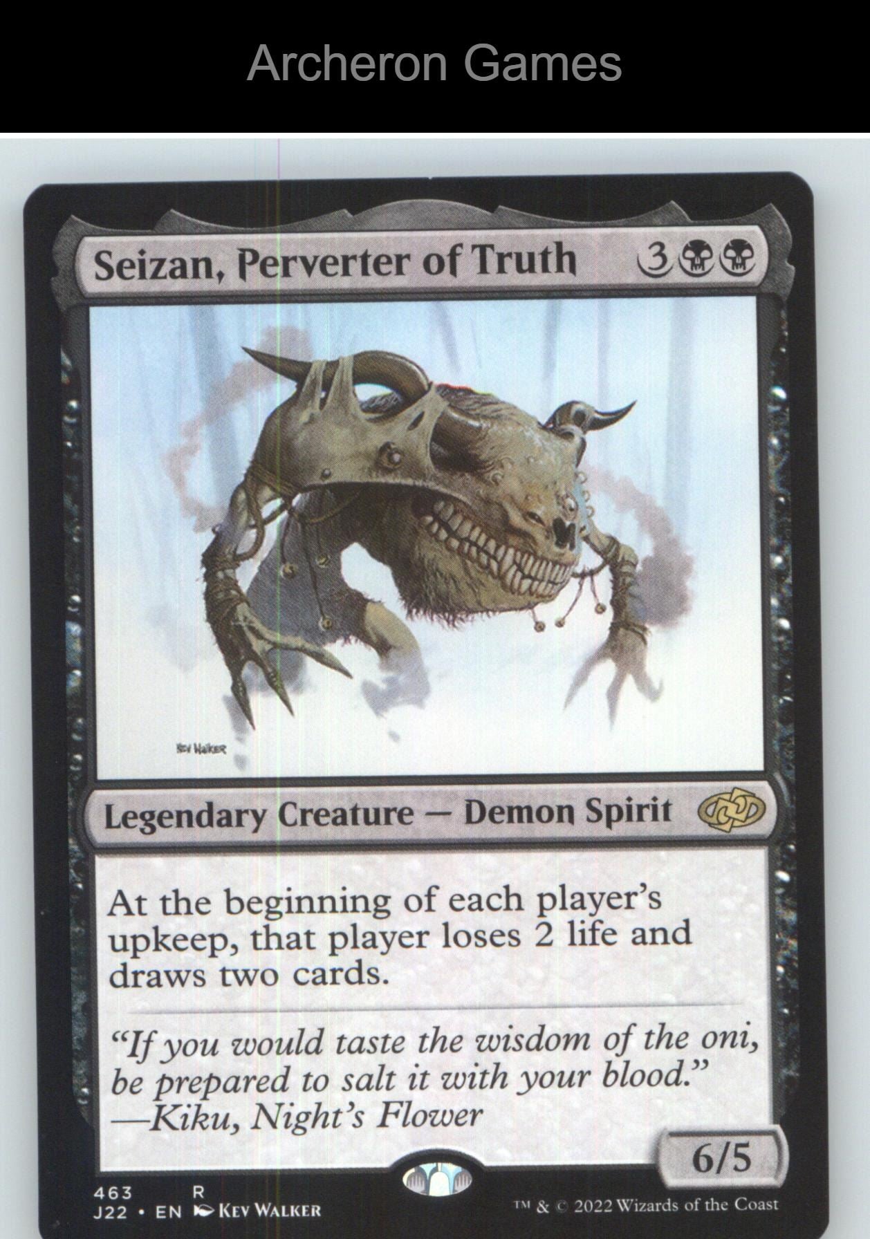 Seizan, Perverter of Truth J22 463 R MTG Card NM/EX+