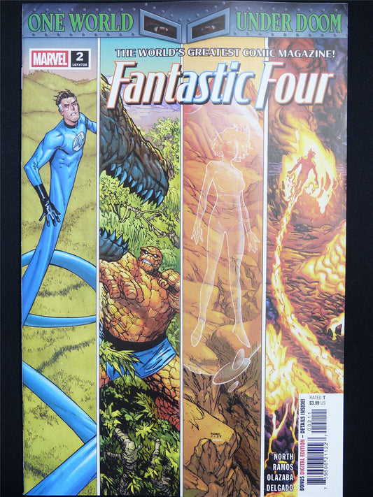 FANTASTIC Four #2 - Oct 2025 Marvel Comic #2VS